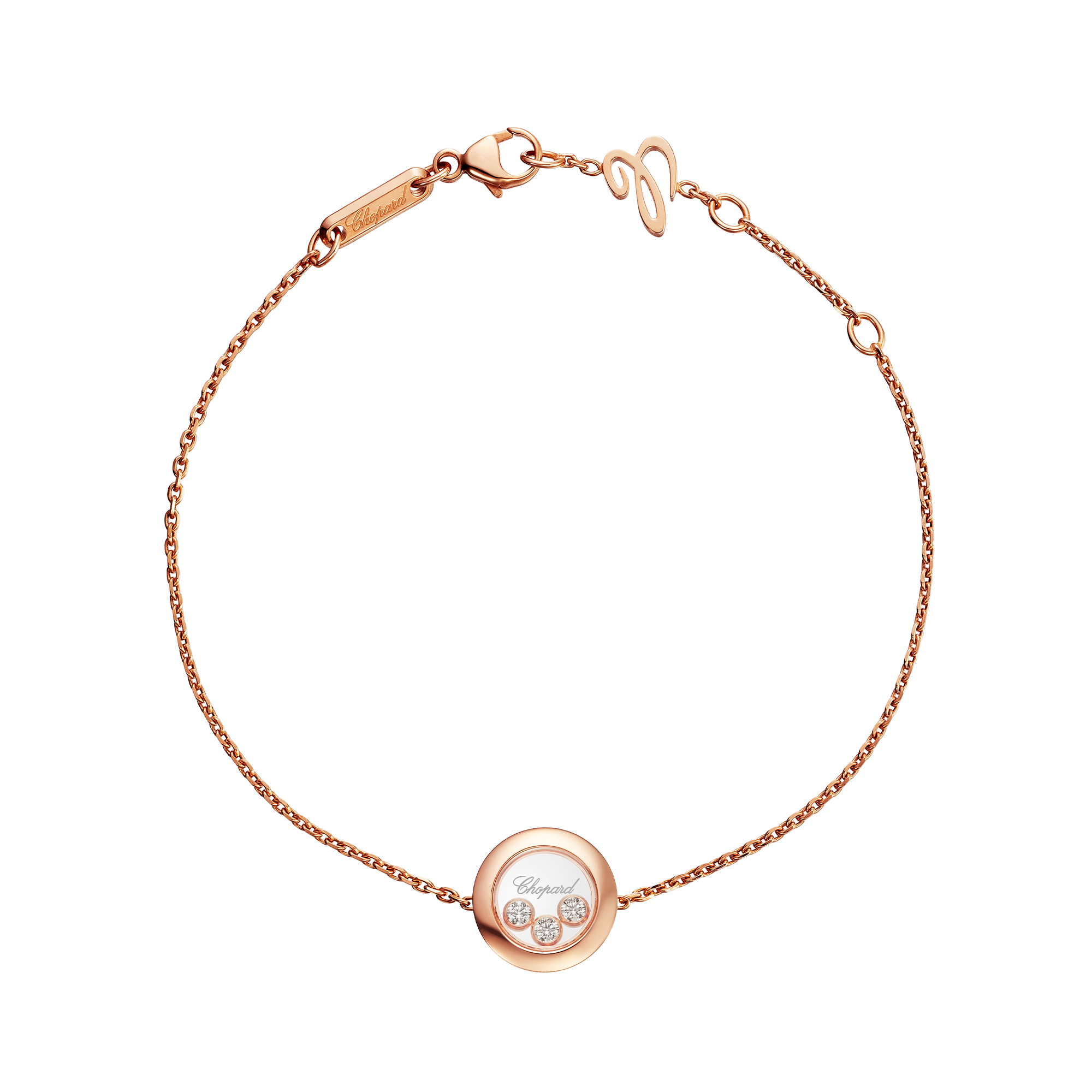 Chopard Bangle Bracelet Happy Hearts in Reconstituted Turquoise Rose Gold -  Les Champs D'Or – Les Champs d'Or